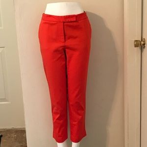 Women’s Red Straight Dress Pants